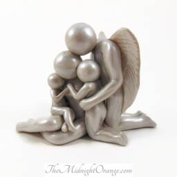 Memorial Family Sculpture Loss Of Father Remembrance Art - thumbnail 1