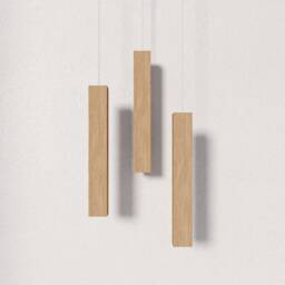 Wooden Hanging Ceiling Lamp Stalacticus Pendant Fixtures Lights For Kitchen Island - thumbnail 3