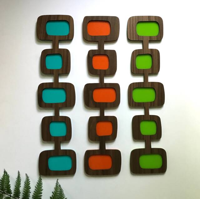Mcm Shapes Wall Art Set, Mid-Century Modern, Mcm, Mcm Art, Decor, Retro, Mid Mod Art - image 1