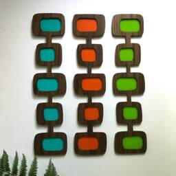 Mcm Shapes Wall Art Set, Mid-Century Modern, Mcm, Mcm Art, Decor, Retro, Mid Mod Art