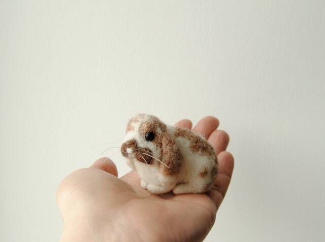 Lifelike Rabbit Miniature Will Be Made From Your Photos - Mini Lop Or Any Other Breed - image 1