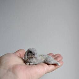 Lifelike Rabbit Miniature Will Be Made From Your Photos - Mini Lop Or Any Other Breed - thumbnail 3