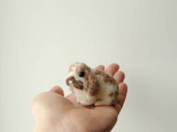 Lifelike Rabbit Miniature Will Be Made From Your Photos - Mini Lop Or Any Other Breed - thumbnail 1