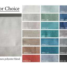 White Linen Curtain Panels, Pleated Curtains With Decorative Trim, Beautiful Custom & Drapes, Minimalist Design - thumbnail 4