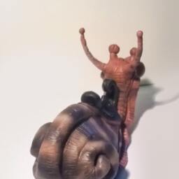 The Neverending Story - Snail Handmade Polymer Clay Action Figure. Unique Collectible - thumbnail 4