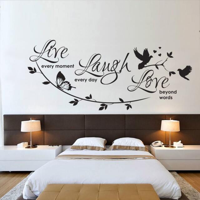 Live Laugh Love - Wall Sticker Contemporary Vinyl Decal Modern Decor - image 1