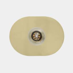 Kigoma Vintage Brass Shade Flush Ceiling Light 3.5 - thumbnail 3