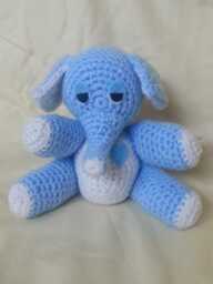 Crochet Baby Elephants - Colours - thumbnail 1
