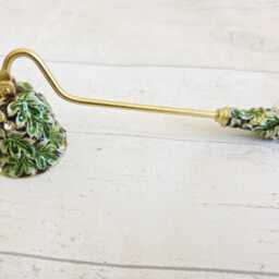 Elegant Metal Candle Snuffer - Flower Designs, 16cm - thumbnail 2