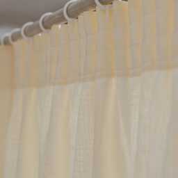Vanilla Yellow Pencil Pleat Curtain, 100% Linen Drapes, Made To Order Farmhouse Window Panel, Washed Curtain For Bedroom, Living Room - thumbnail 2