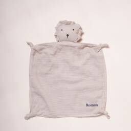 Personalised Name - Lion Cuddle Blanket New Born Toy Dou Newborn Gift Baby Shower - thumbnail 2