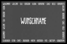 "Floor Mat ""Name" - thumbnail 1