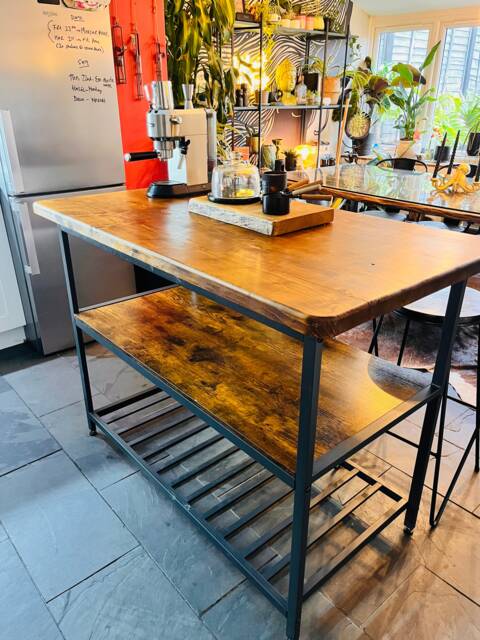Handmade Solid Wood Counter Kitchen Island~Butchers Block~Rustic Farmhouse~Breakfast Bar~ - image 1