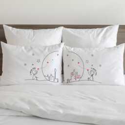 Gifts For Long Distance Boyfriend Girlfriend Couple Pillow Covers I Miss You Boldloft Us