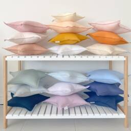 Handmade Cotton Star Cushion - Kids Nursery Decor - 37cm - thumbnail 4