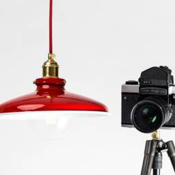 Red Pendant Light Kitchen Island Pendant Lighting Dine Room Light Fixture For Bar, Industrial Chandelier - thumbnail 3