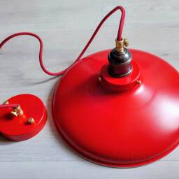 Red Pendant Light Kitchen Island Pendant Lighting Dine Room Light Fixture For Bar, Industrial Chandelier - thumbnail 2