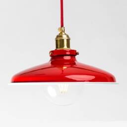 Red Pendant Light Kitchen Island Pendant Lighting Dine Room Light Fixture For Bar, Industrial Chandelier