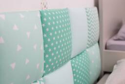 Soft Headboard For Kids, Upholstered Wall Panels, Nursery Changing Table Cushioned Padded Boards, Corner Bed Headboard, Playroom Paneling