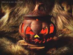 Handcrafted Ceramic Jack-O'-Lantern - thumbnail 1