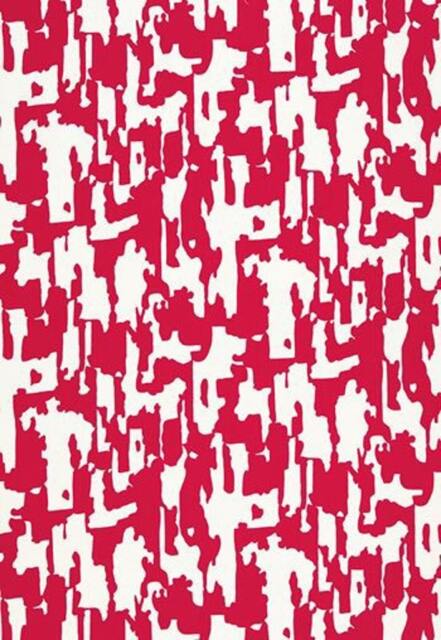 Beauty Bark Print in Cerise-Trina Turk-Indoor/Outdoor-One Pillow