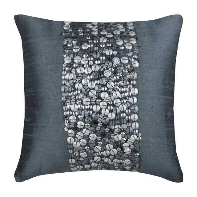 "Designer Gray Euro Pillowcase 24""x24""/26""x26" - image 1