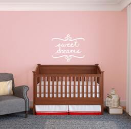 Sweet Dreams Nursery Wall Decal - Kids Room Quote - thumbnail 1