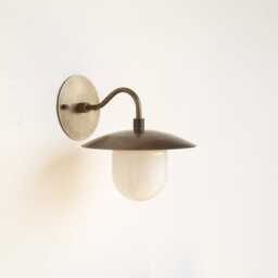 Solid Brass Wall Sconce Light With Brass Shade-Minimal Light - Ul Listed, No. Lm2 No.0010 - thumbnail 2