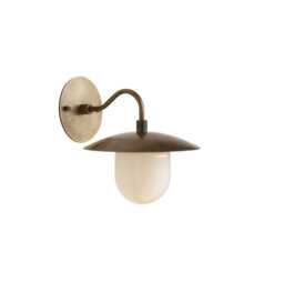 Solid Brass Wall Sconce Light With Brass Shade-Minimal Light - Ul Listed, No. Lm2 No.0010 - thumbnail 1