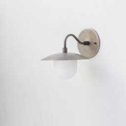 Solid Brass Wall Sconce Light With Brass Shade-Minimal Light - Ul Listed, No. Lm2 No.0010 - thumbnail 3