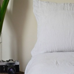 Simple Linen Pillow Covers Home Decor, Bedroom Body Cover, Farmhouse Pillow, Throw Pillows, Floor Denim Bedding - thumbnail 2