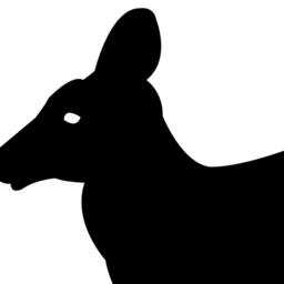 Animal Wall Decal Kangaroo With Baby in Vinyl For Kid's Bedroom - thumbnail 3