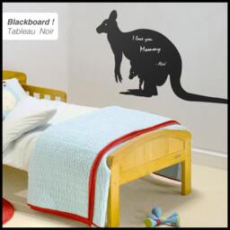 Animal Wall Decal Kangaroo With Baby in Vinyl For Kid's Bedroom - thumbnail 2