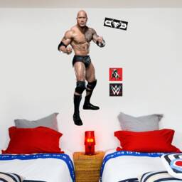 Wwe - The Rock Wrestler Decal 25 + Bonus Wall Sticker Set - thumbnail 1