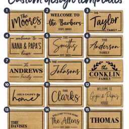 Personalized Custom Doormat - Gift Welcome Established Date With Family Name Christmas - thumbnail 3