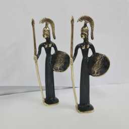 Bronze Athena Statue, Greek Goddess Sculpture, Ancient Mythology, Handmade Warrior Goddess, Museum Style Art - thumbnail 3