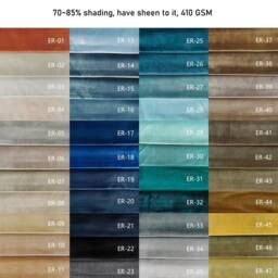 A Pair Of Curtains With Border Trim, Custom Heavy Weight Cotton Blend Living Room Curtains, Drapery Panels, Bedroom - thumbnail 4