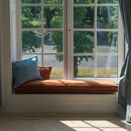 Bench Cushion, Window Seat, Velvet Sofa Cushion, Custom Bench Reading Nook French Cushion - thumbnail 2
