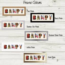 Bampy Photo Frame Word Name Special Gift Father's Day 1245A By Photos in A Word - thumbnail 3