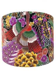 Peacock Lampshade Japanese Oriental Bird Light Shade