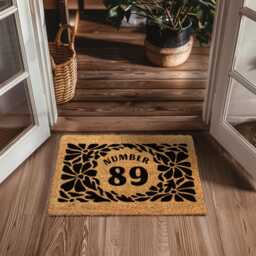 Custom Doormat Apartment Finds - Personalized Gift Housewarming Door Mat Decor For Your Number Rug - thumbnail 3
