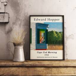 Edward Hopper Exhibition Poster, Cape Cod Morning, Print, Wall Art Decor, American Realism, Classic Art, Gift, A1/A2/A3/A4 - thumbnail 2