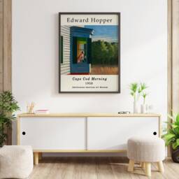 Edward Hopper Exhibition Poster, Cape Cod Morning, Print, Wall Art Decor, American Realism, Classic Art, Gift, A1/A2/A3/A4 - thumbnail 3