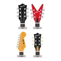 Personalised Guitar Headstock Hooks - thumbnail 3