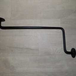 Door Curtain Rail. Heavy Dutywrought Iron - Forged Steel Hand Crafted in UK - thumbnail 3