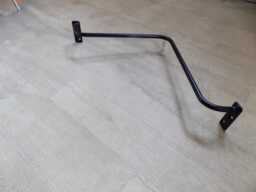 Door Curtain Rail. Heavy Dutywrought Iron - Forged Steel Hand Crafted in UK - thumbnail 1