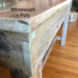 Reclaimed Barn Wood Console Table Rustic Entryway Server, Custom Size - thumbnail 2