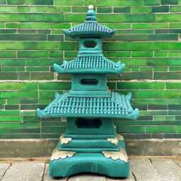 Large Concrete Pagoda Statue Stone Lantern Sculpture Massive Outdoor Zen Garden Decor Cement Ornament Japanese Lovers Gift - thumbnail 3
