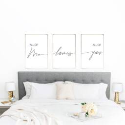 Winster Creations Assorted Bedroom Dressing Room Home Wall Decor Set Of 3 Prints - thumbnail 2