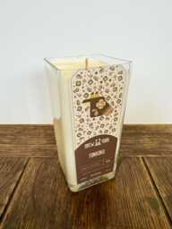 Brew York Rum Bottle Candle - Spiced Orange Soy Wax Upcyled Yorkshire - thumbnail 1